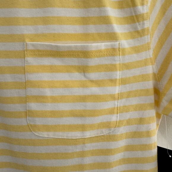 Nordstrom Yellow Cloud-White Stripe Shirt – Size XL (14/16) NWT - Picture 4 of 5